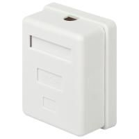 Розетка компьютерная RJ-45 ЭРА RJ01UN-1 категория 5е неэкранированная 1-порт