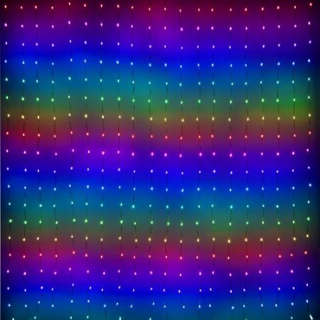 Светодиодная новогодняя гирлянда ЭРА ERASG -02 умная занавес RGB 2*2 м управление через мобильное приложение