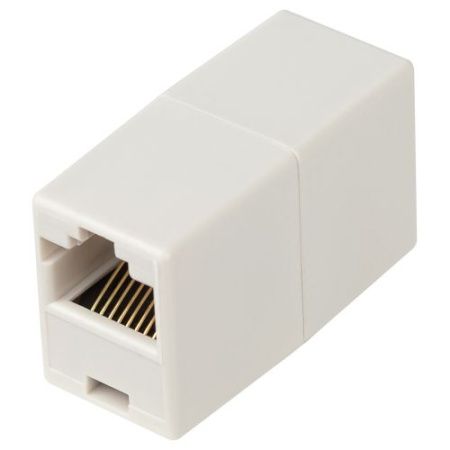 Проходной адаптер RJ45-RJ45 ЭРА RJ01AD-1 категория 5е неэкранированный